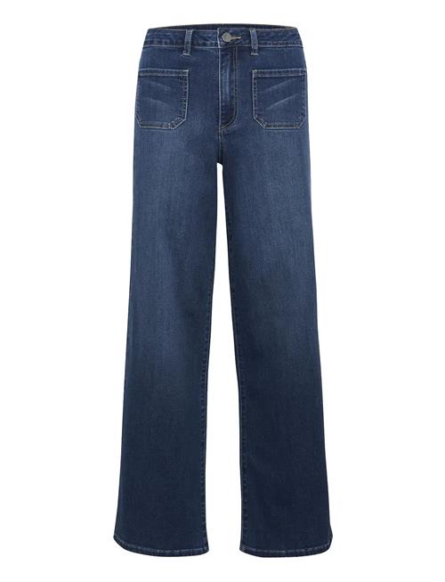 Kakarla Hw Flared Jeans Kaffe Blue