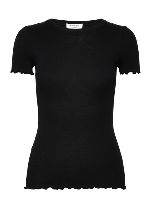 Rwbernadine Ss O-Neck T-Shirt Rosemunde Black
