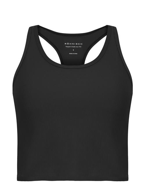 Ribbed R Tank Röhnisch Black