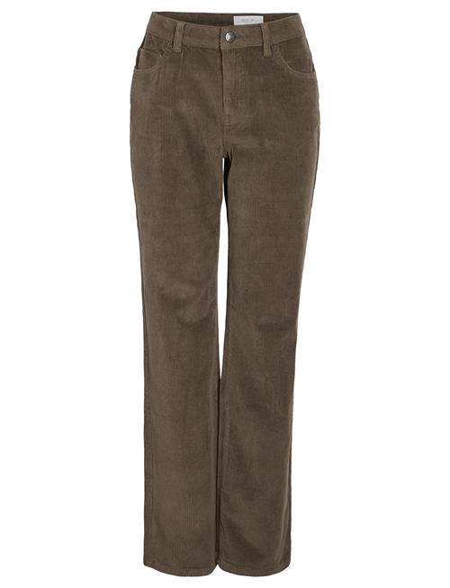 Nmyolanda Nw Wide Leg Corduroy Noos NOISY MAY Brown