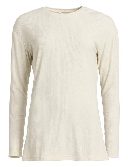 Wide Rib Long Tee Merci Rethinkit Studios Beige