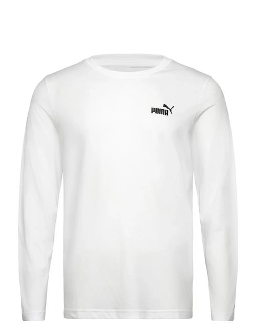 Ess No. 1 Logo Longsleeve Tee PUMA White