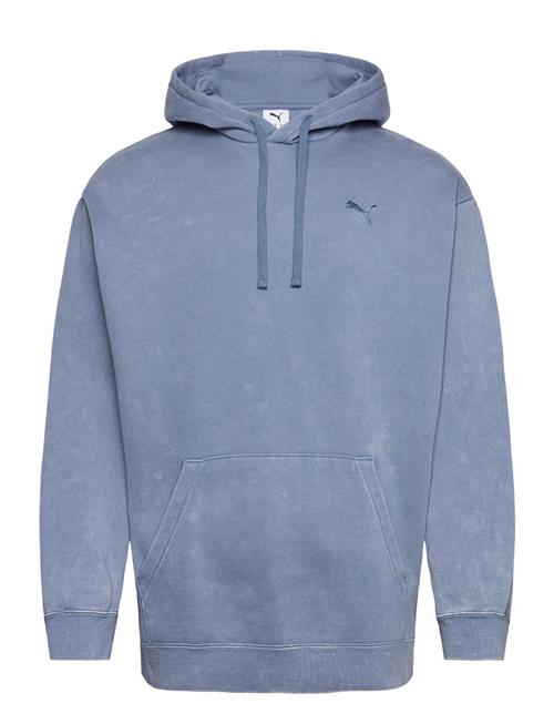 Ess Elevated Relaxed Wash Hoodie Fl PUMA Blue