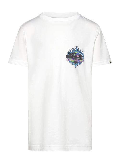 Ev In Flames Ss Youth Quiksilver White