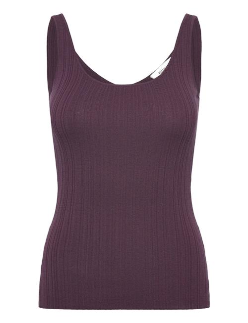 Rwrosie Sl Regular Top Rosemunde Burgundy