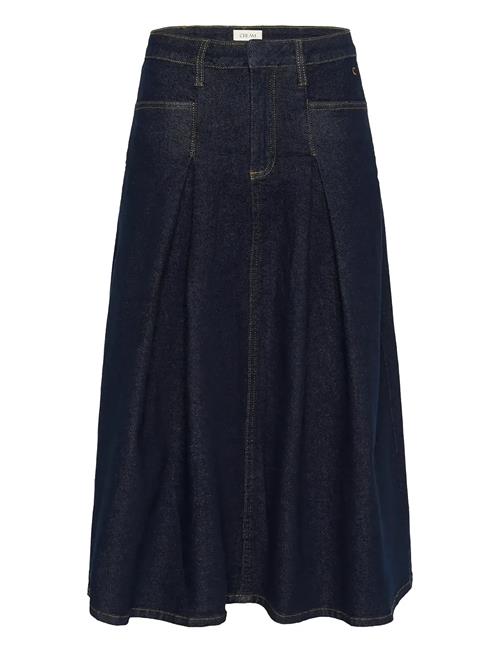 Crrobina Denim Skirt Cream Navy