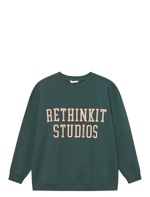 Sweat Shirt Logo Rethinkit Studios Green