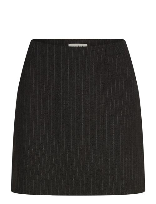 Slmalodi Mini Skirt Soaked In Luxury Black