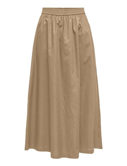 Onlaniqa Long Skirt Ex Wvn ONLY Beige