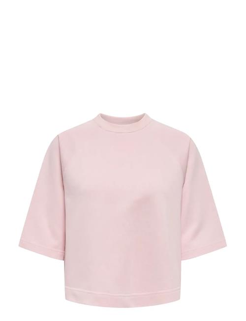 Onldasie 2/4 O-Neck Raglan Ub Cs Swt ONLY Pink
