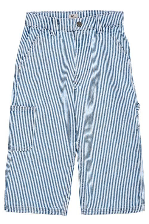 Copenhagen Colors Y/D Stripe Twill Cargo Pants W. Adj. Waist Denim Blue Stripe Denim Blue Stripe 110 cm  Blå  110 cm  mand