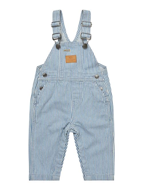 Copenhagen Colors Y/D Twill Baby Overalls Denim Blue Stripe Denim Blue Stripe 68 cm  Blå  68 cm  mand