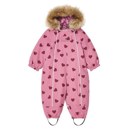 Kuling Val D'Isere Vinter-overtræksdragt Mauve Hearts  98 cm  Lilla  98 cm  Unisex