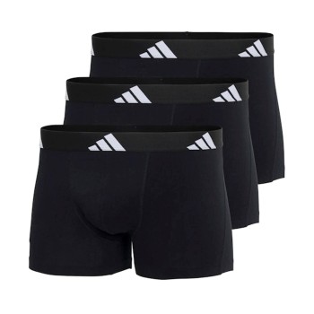 adidas 3P Active Flex Cotton Trunk Sort bomuld Medium Herre