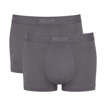 Sloggi 2P SLG Base Trunk Grå bomuld Small Herre