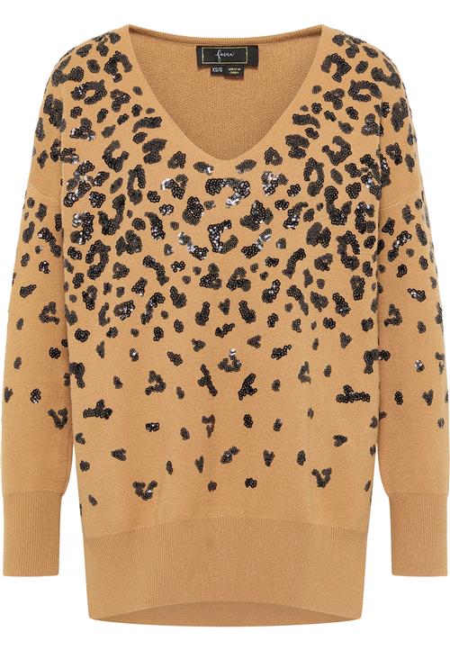 faina Pullover  camel / sort