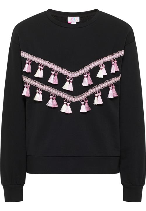 IZIA Sweatshirt  lilla / sort / offwhite