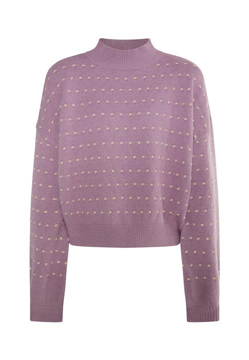 Se faina Pullover 'Imane'  guld / lysviolet ved About You