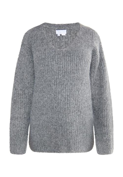 usha WHITE LABEL Pullover 'Lynnea'  grå-meleret