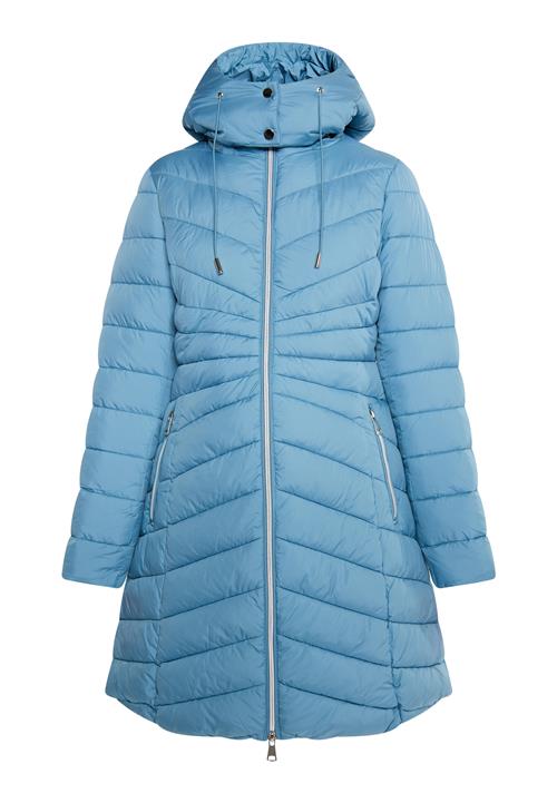 Se usha BLUE LABEL Vinterfrakke 'Fenia'  lyseblå ved About You