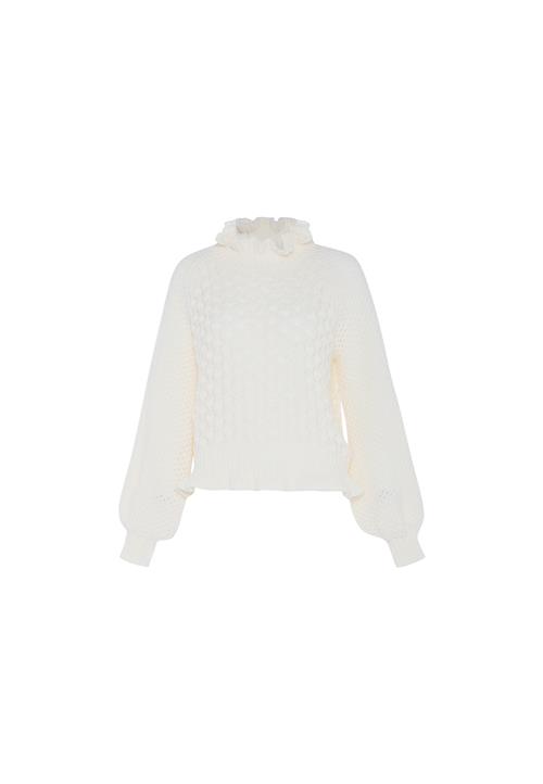 faina Pullover  uldhvid