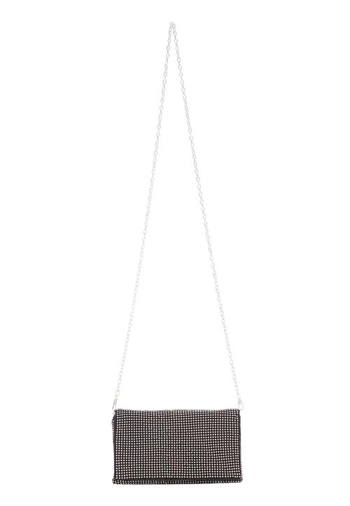 FELIPA Clutch  sort / sølv