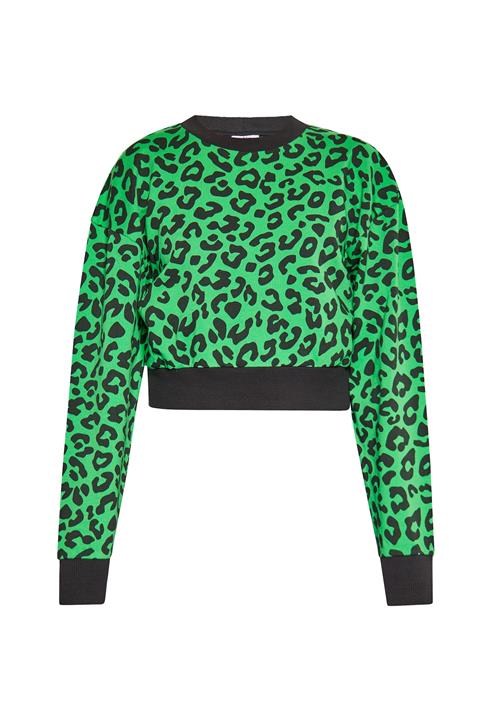 MYMO Sweatshirt  græsgrøn / sort