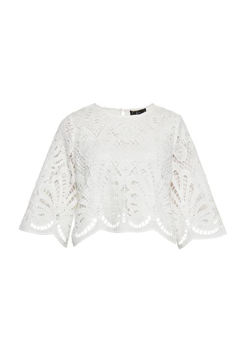 faina Bluse  uldhvid