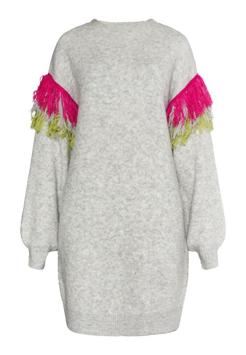 IZIA Pullover  grå-meleret / siv / mørk pink