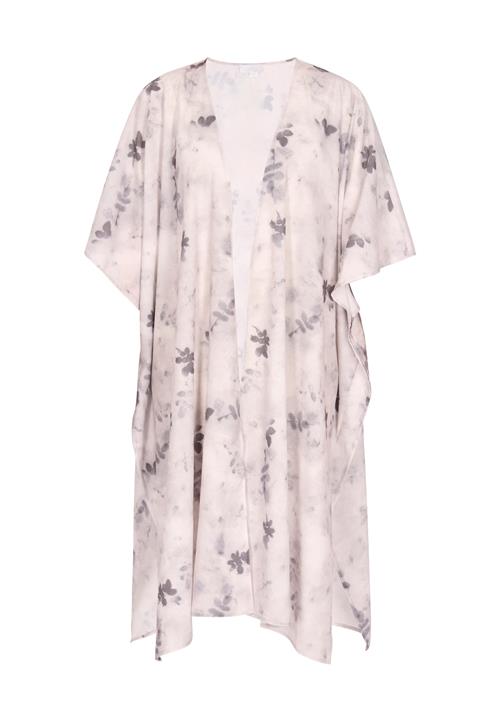 usha WHITE LABEL Kimono  beige / grå