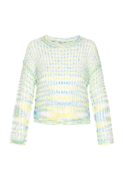 IZIA Pullover 'Fashion Look'  blå / gul / grøn / hvid