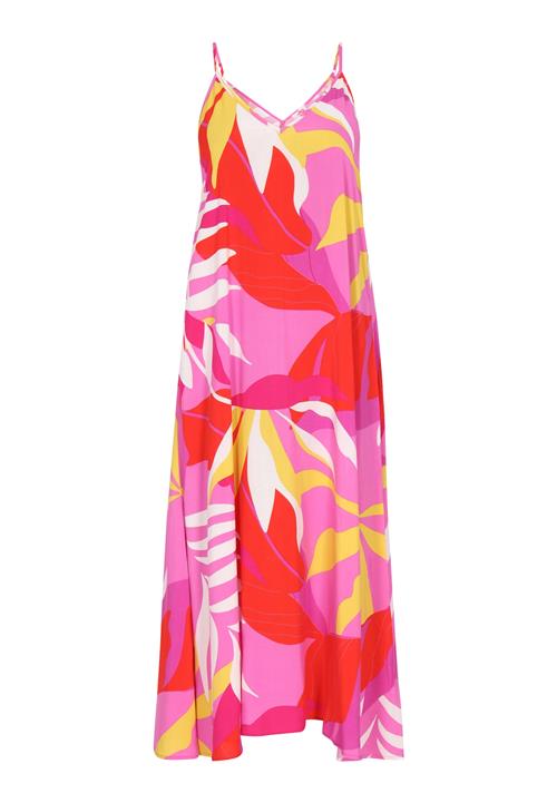 MYMO Sommerkjole  gul / pink / rød / hvid