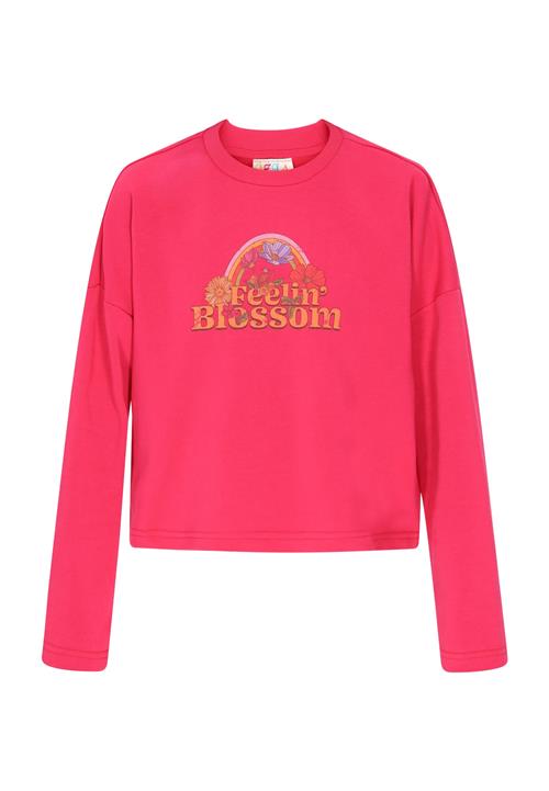 IZIA Sweatshirt 'Boho'  lavendel / orange / lyserød / hindbær