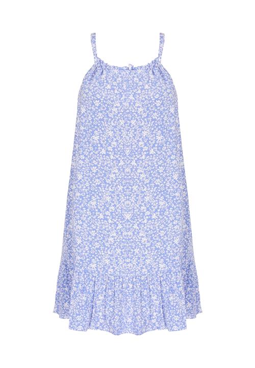swirly Sommerkjole 'Spring Summer'  opal / hvid