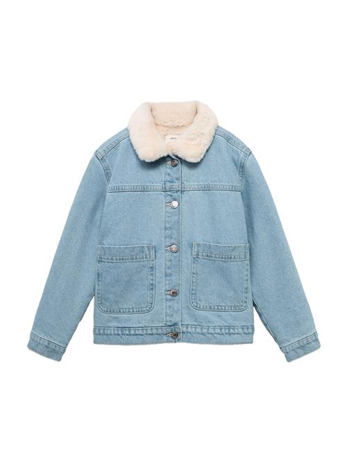 MANGO KIDS Overgangsjakke 'LISA'  blue denim / offwhite