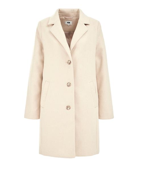 WE Fashion Overgangsfrakke  lysebeige