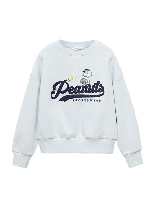 MANGO KIDS Sweatshirt 'Sytennis'  lyseblå / gul / sort