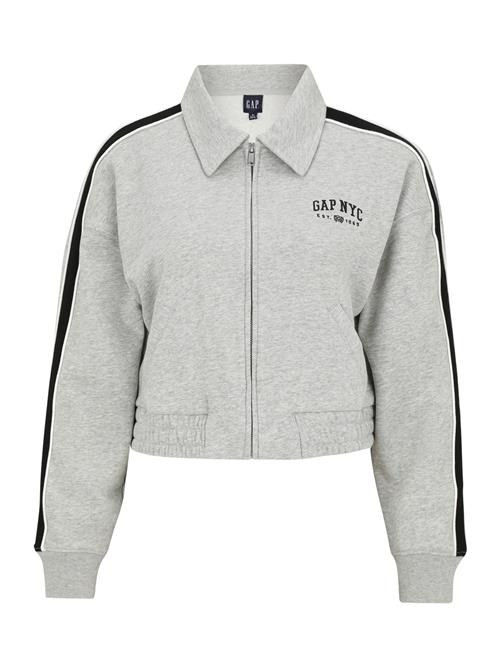 Gap Petite Sweatjakke  lysegrå / sort