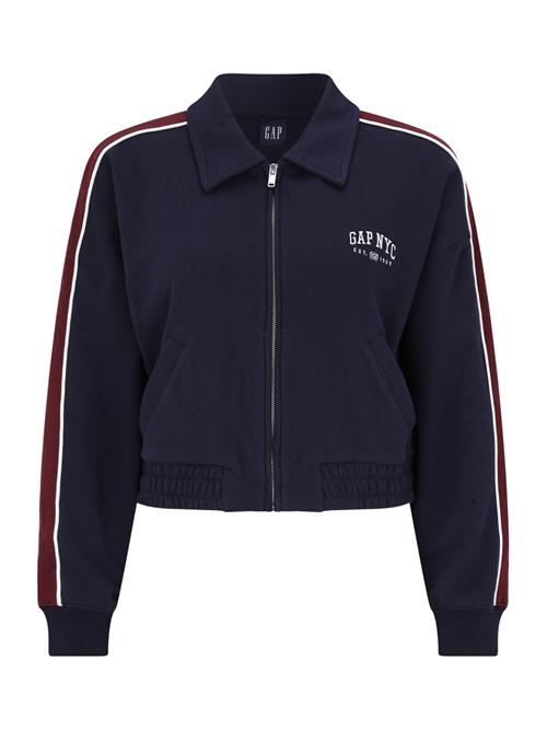 Gap Petite Sweatjakke  marin / rød / hvid
