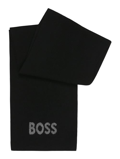 BOSS Sjal 'Elios'  grå-meleret / sort