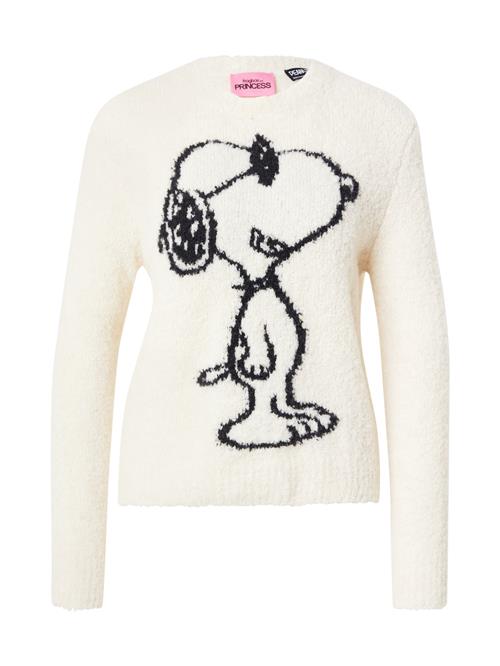 PRINCESS GOES HOLLYWOOD Pullover 'Snoopy Intarsia'  sort / uldhvid