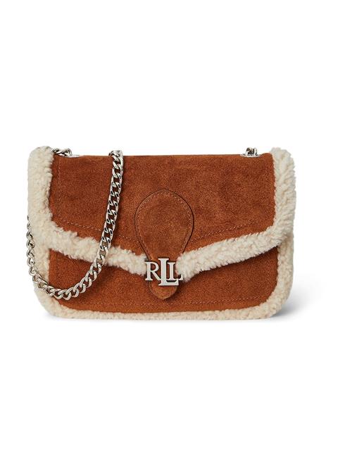 Lauren Ralph Lauren Skuldertaske 'BRADLEY'  beige / brun