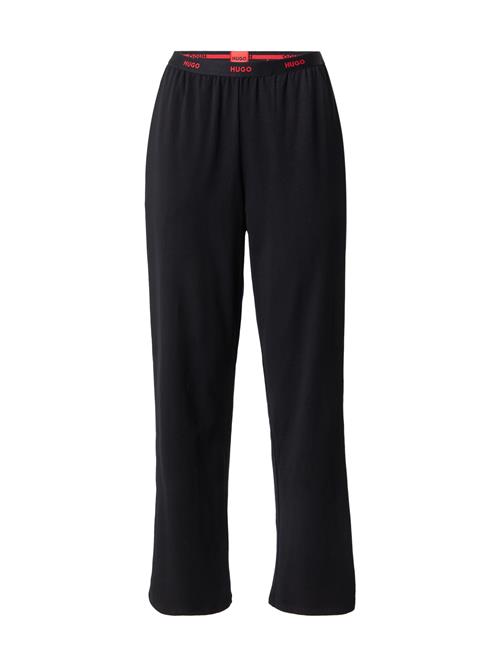 HUGO Pyjamasbukser  rød / sort