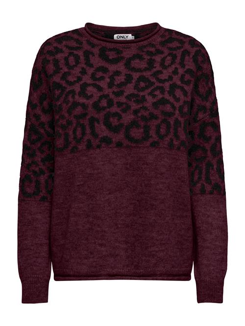 Se ONLY Pullover 'ONLJADE'  rød / sort ved About You
