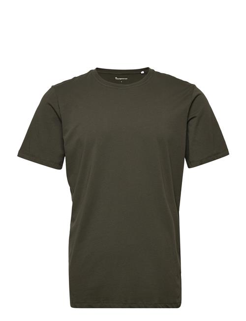 Basic T-Shirt Knowledge Cotton Apparel Green