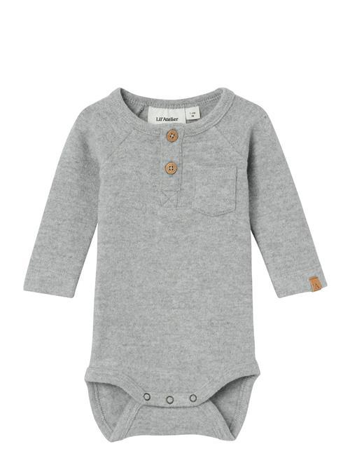 Nbmthor Ls Slim Body Lil Lil'Atelier Grey