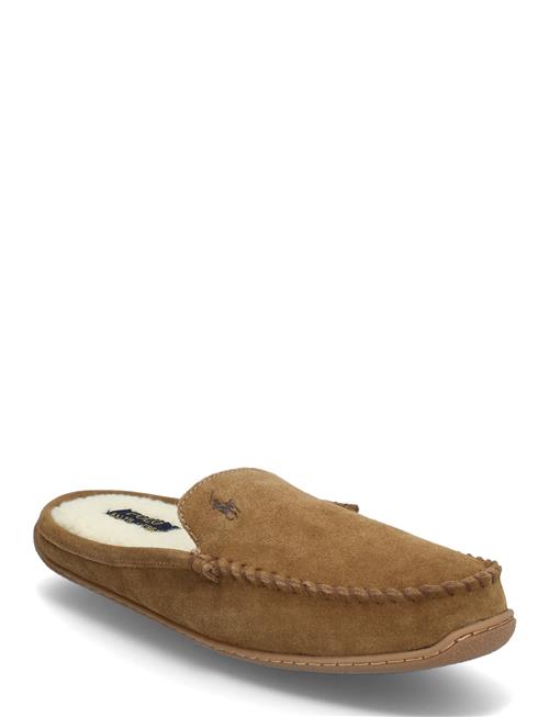 Se Suede-Brenan Scuff-Ds-Slp Polo Ralph Lauren Brown ved Booztlet