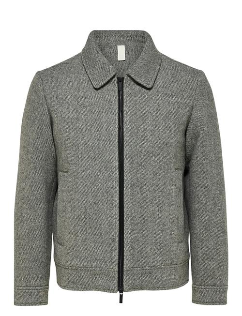 Slhnew Filip Jkt Noos Selected Grey