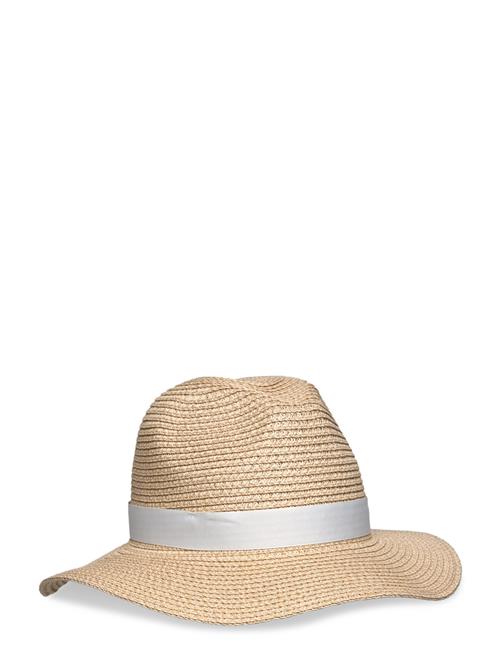 Packable Straw Fedora Lauren Ralph Lauren Beige