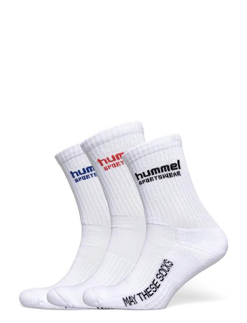 Hml3-Pack Socks Sportswear Hummel White